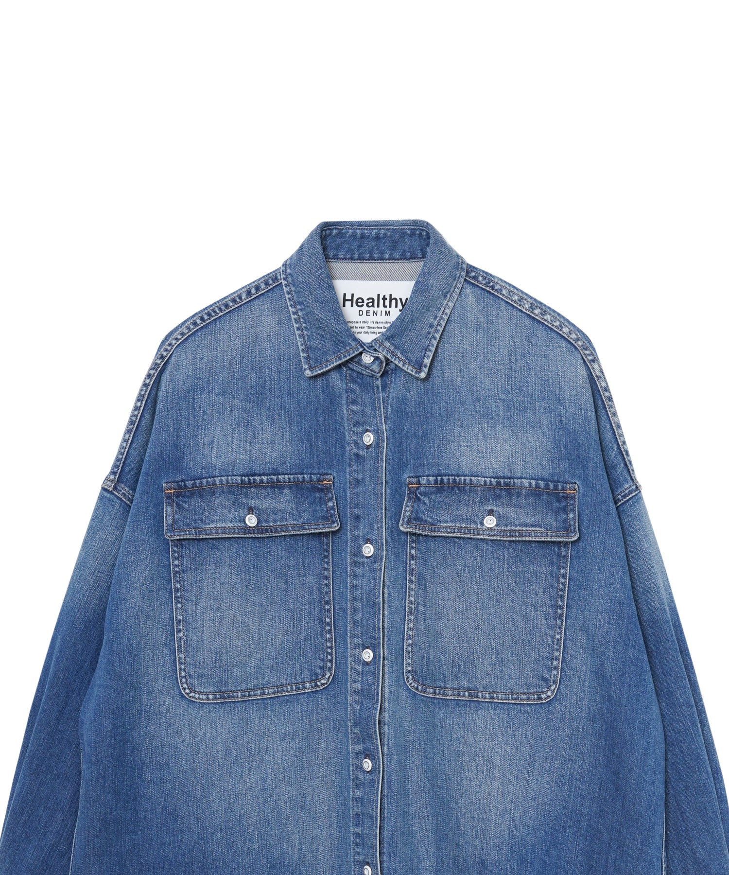 Healthy DENIM◆長袖シャツ/1/コットン/BLU/H689620 WOMEN】Healthy denim Almond H689620 – AMERICAN RAG CIE