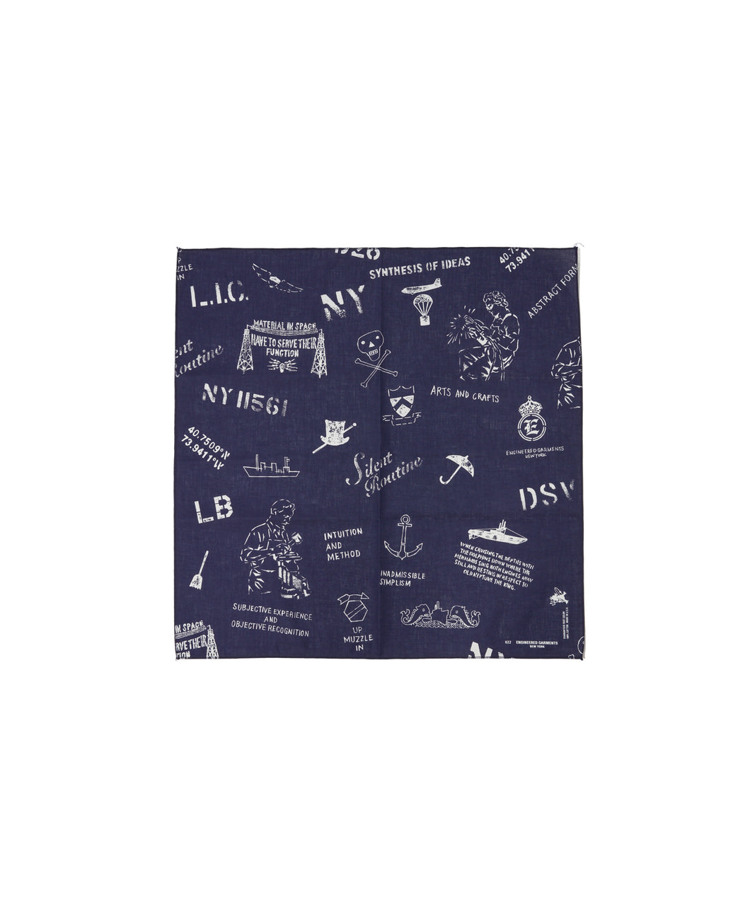 【MEN , WOMEN】ENGINEERED GARMENTS Printed Bandana OR475