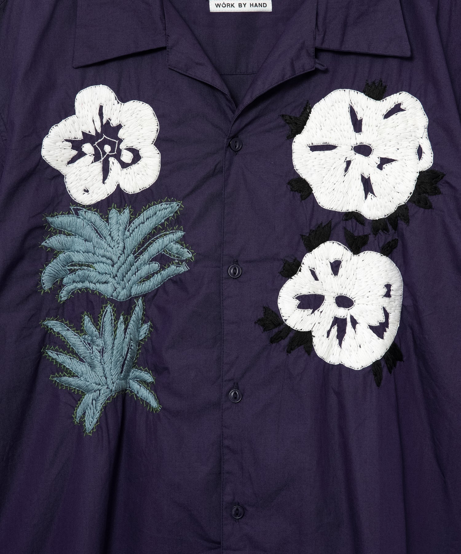 NOMA t.d./Flower Hand Embroidery Shirt