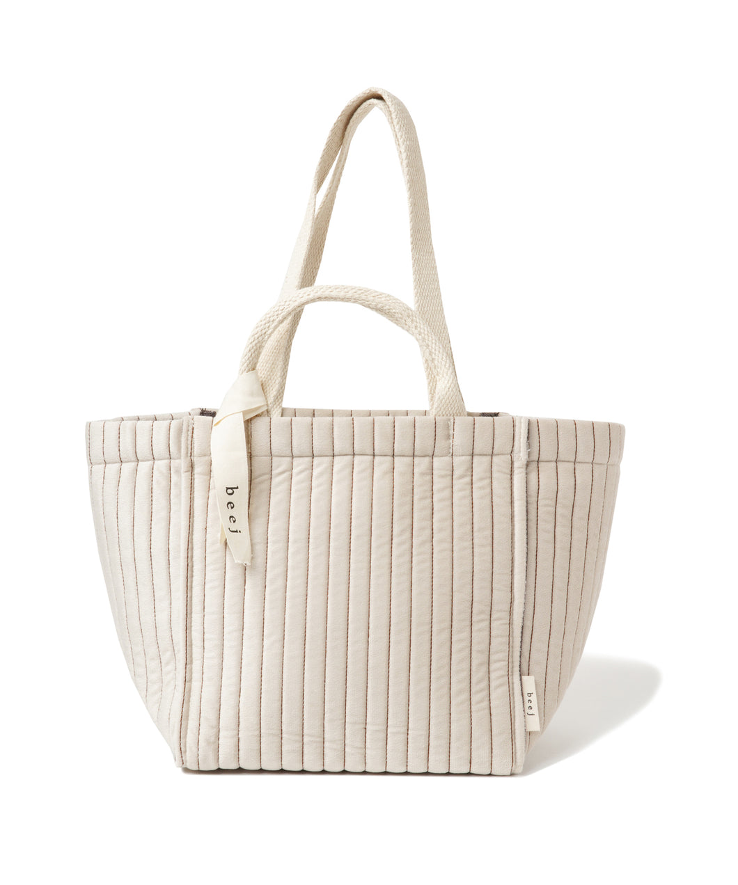 【WOMEN】beej quilting velour totebag