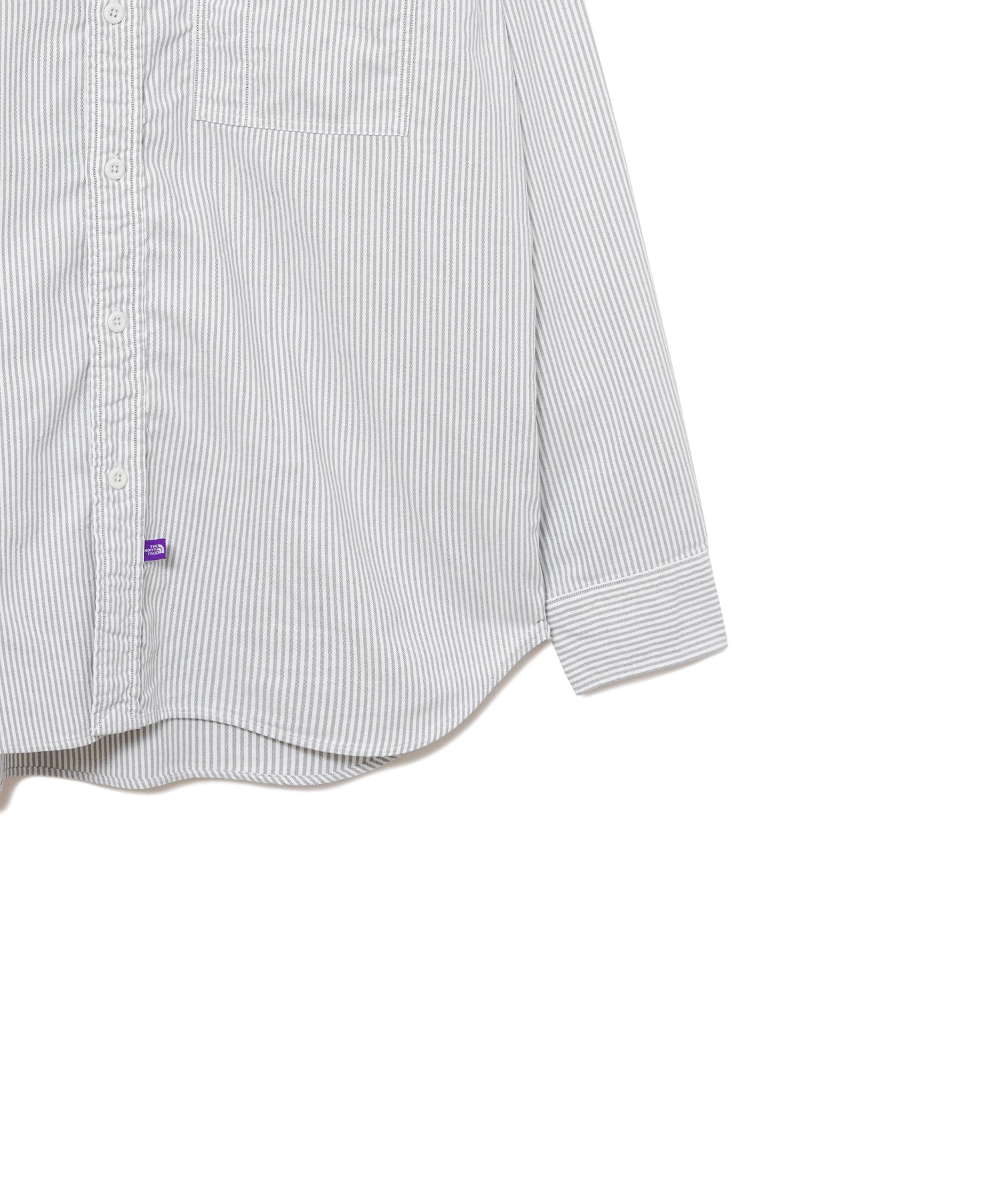 MEN】THE NORTH FACE PURPLE LABEL Button Down Striped Field Shirt