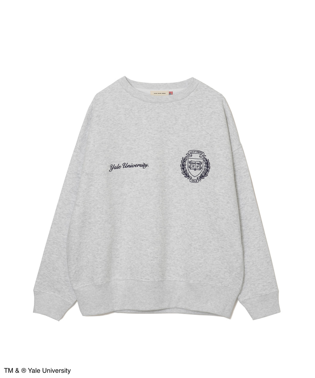 【WOMEN】GOOD ROCK SPEED / EMBROIDERY SWEAT Yale Univ