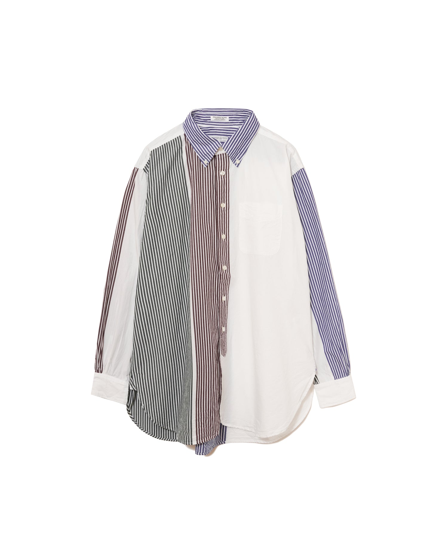 MEN】ENGINEERED GARMENTS 19 Century BD Shirt - Block Stripe