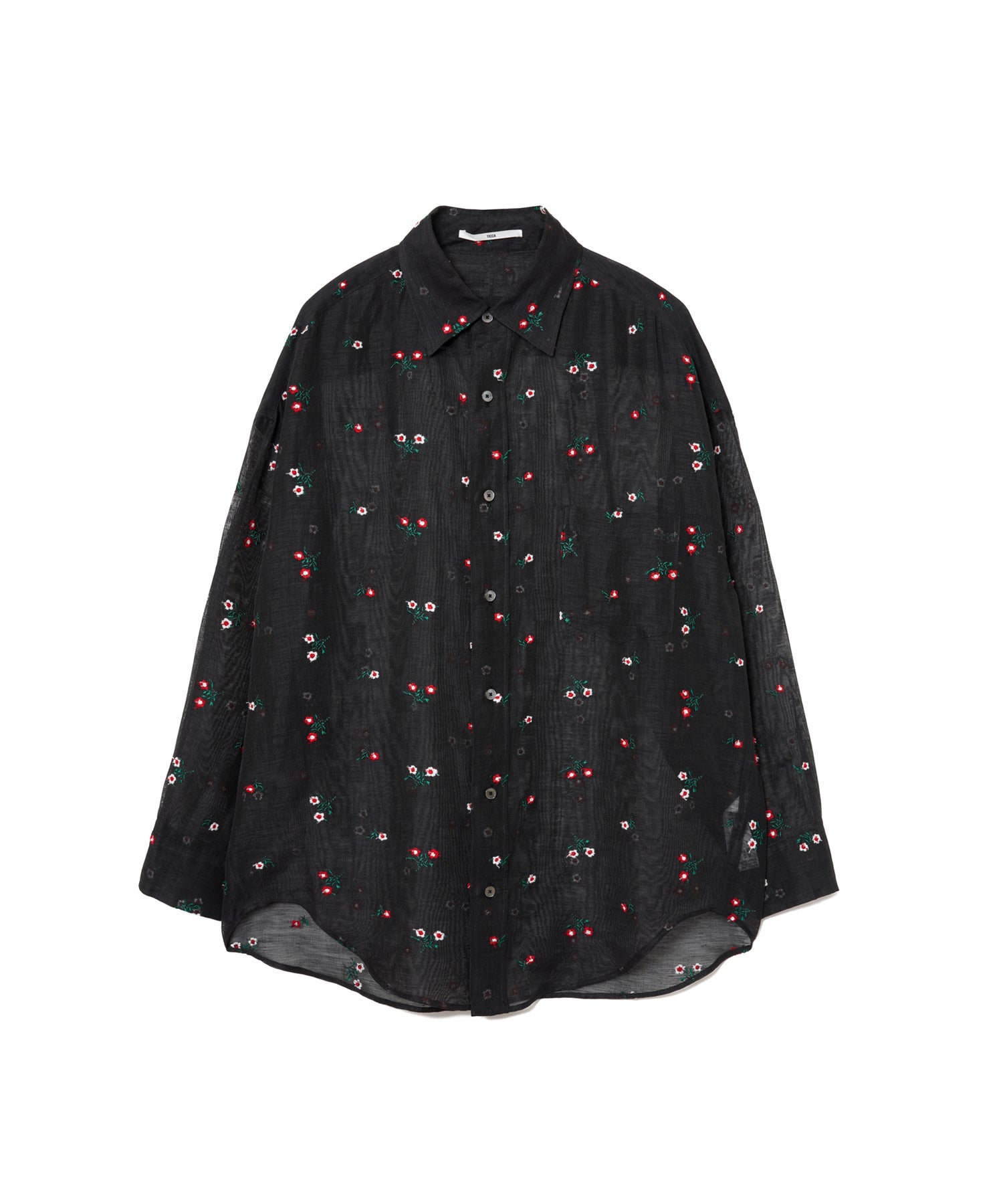 新品同様　アナナ　3DフラワーTシャツ ブラック 900-BLACK-301_01f94717-bb94-