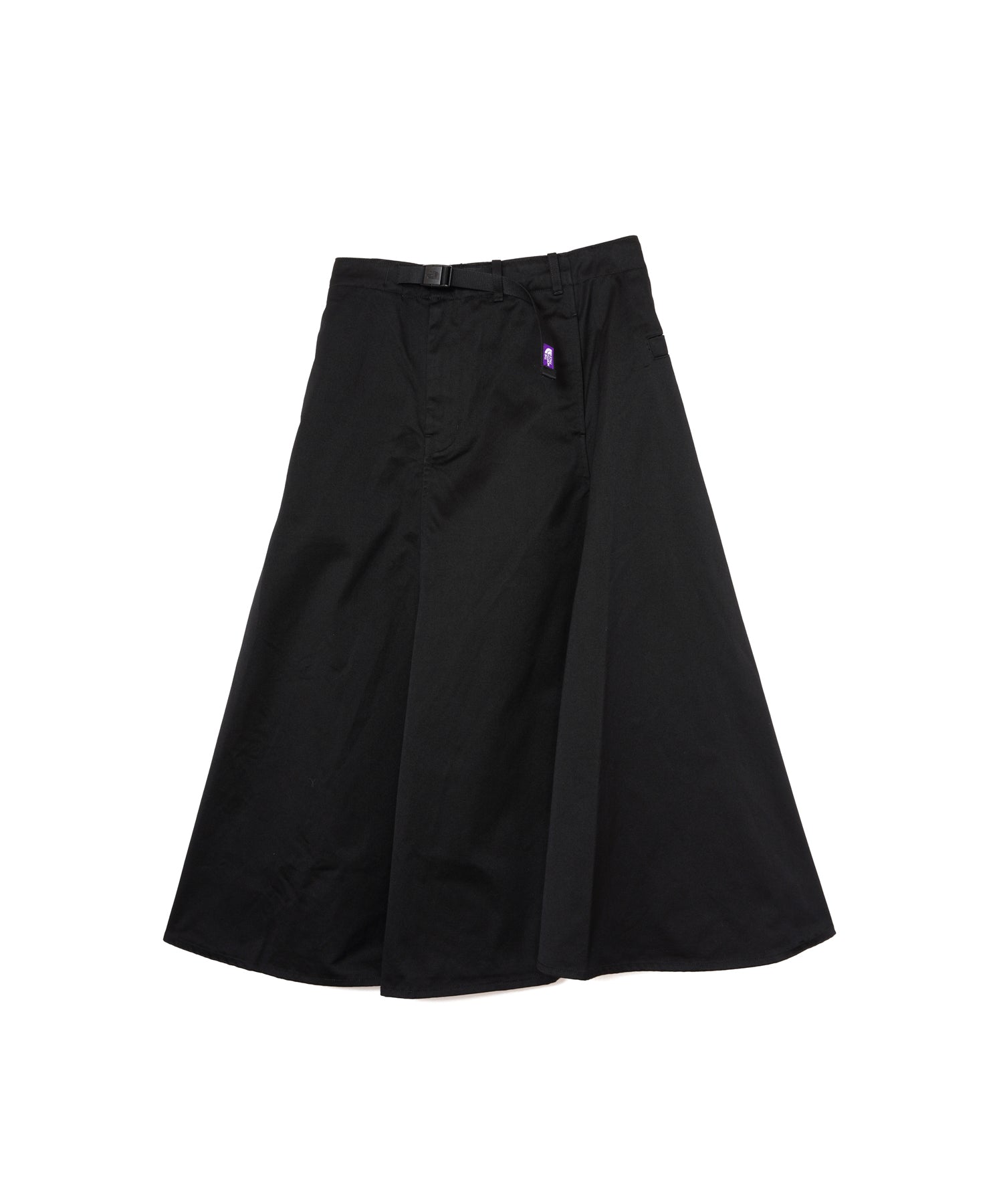 【新品】S ノースフェイス パープルレーベル フレアスカート チノ 黒 ブラック WOMEN】THE NORTH FACE PURPLE LABEL Chino Flared Field Skirt