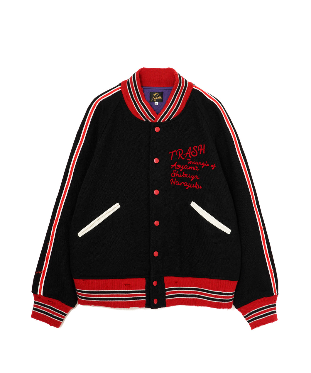 【MEN】NEEDLES Deconstructed Lettered Jacket