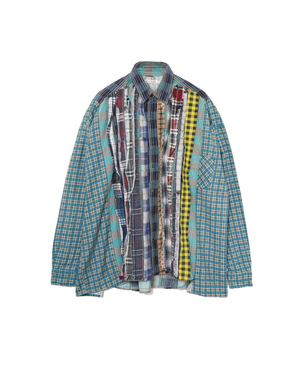 【MEN】NEEDLES Flannel Ribbon Wide Shirt