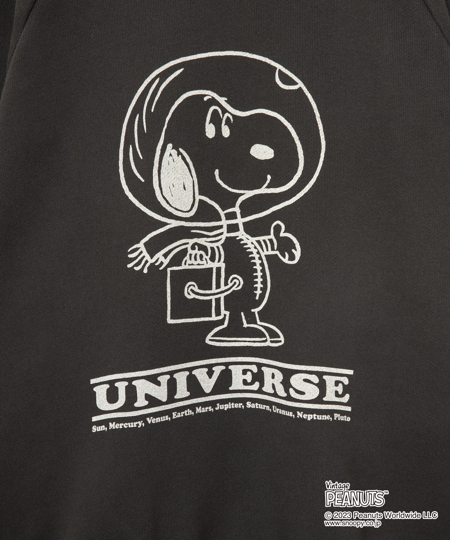 MEN】PEANUTSオーバーダイスウェット UNIVERSE – AMERICAN RAG CIE