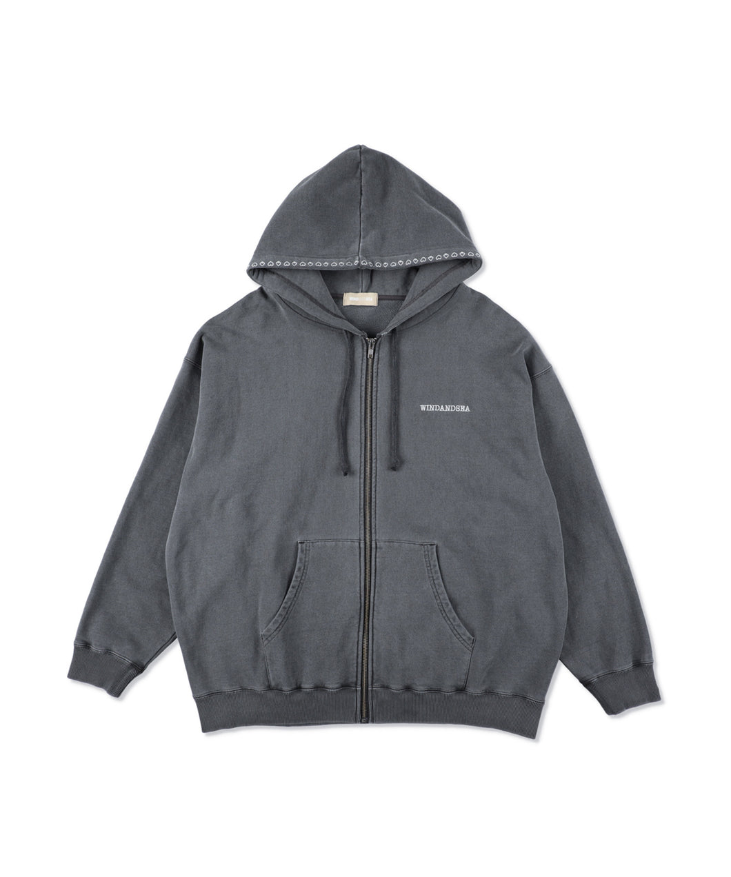 【MEN , WOMEN】WIND AND SEA ZIP UP SWEATSHIRT