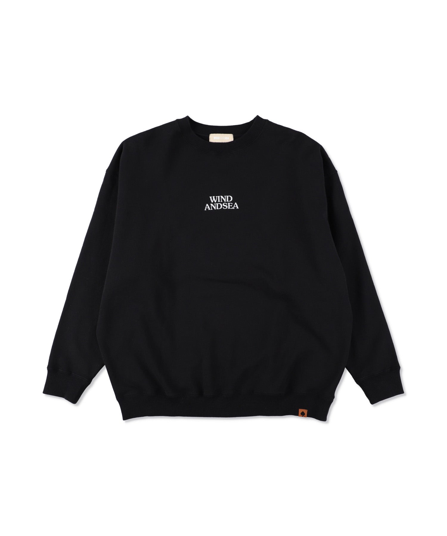 MEN , WOMEN】WIND AND SEA PATCH CREWNECK SWEATSHIRT