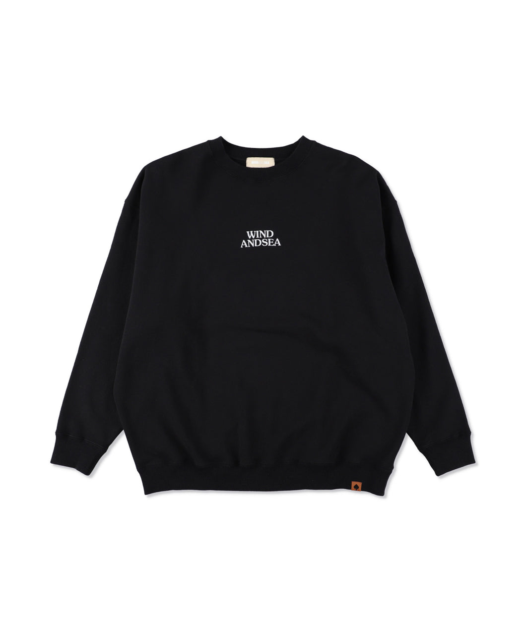 【MEN , WOMEN】WIND AND SEA PATCH CREWNECK SWEATSHIRT