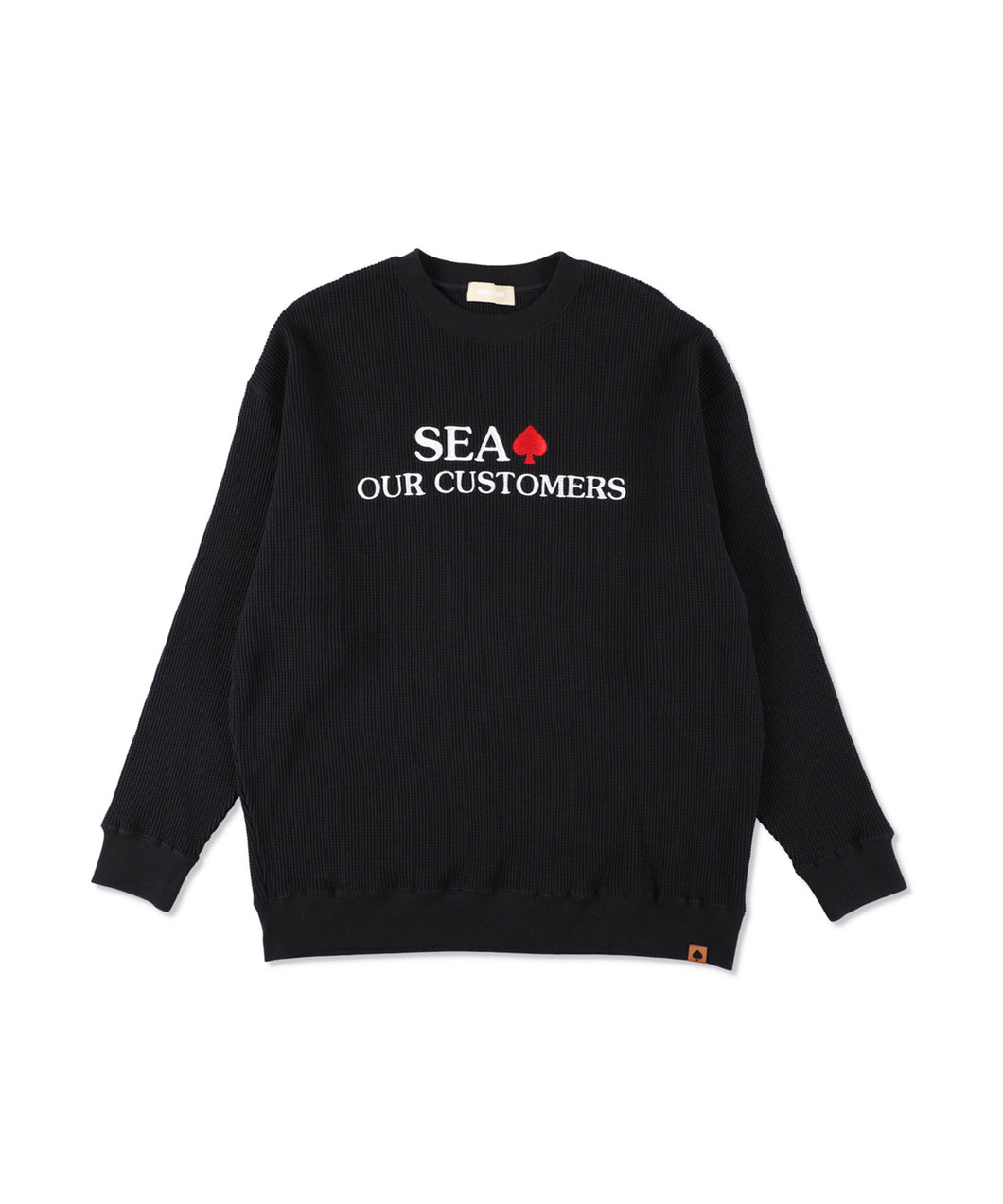 【MEN , WOMEN】WIND AND SEA WAFFLE CREWNECK SHIRT