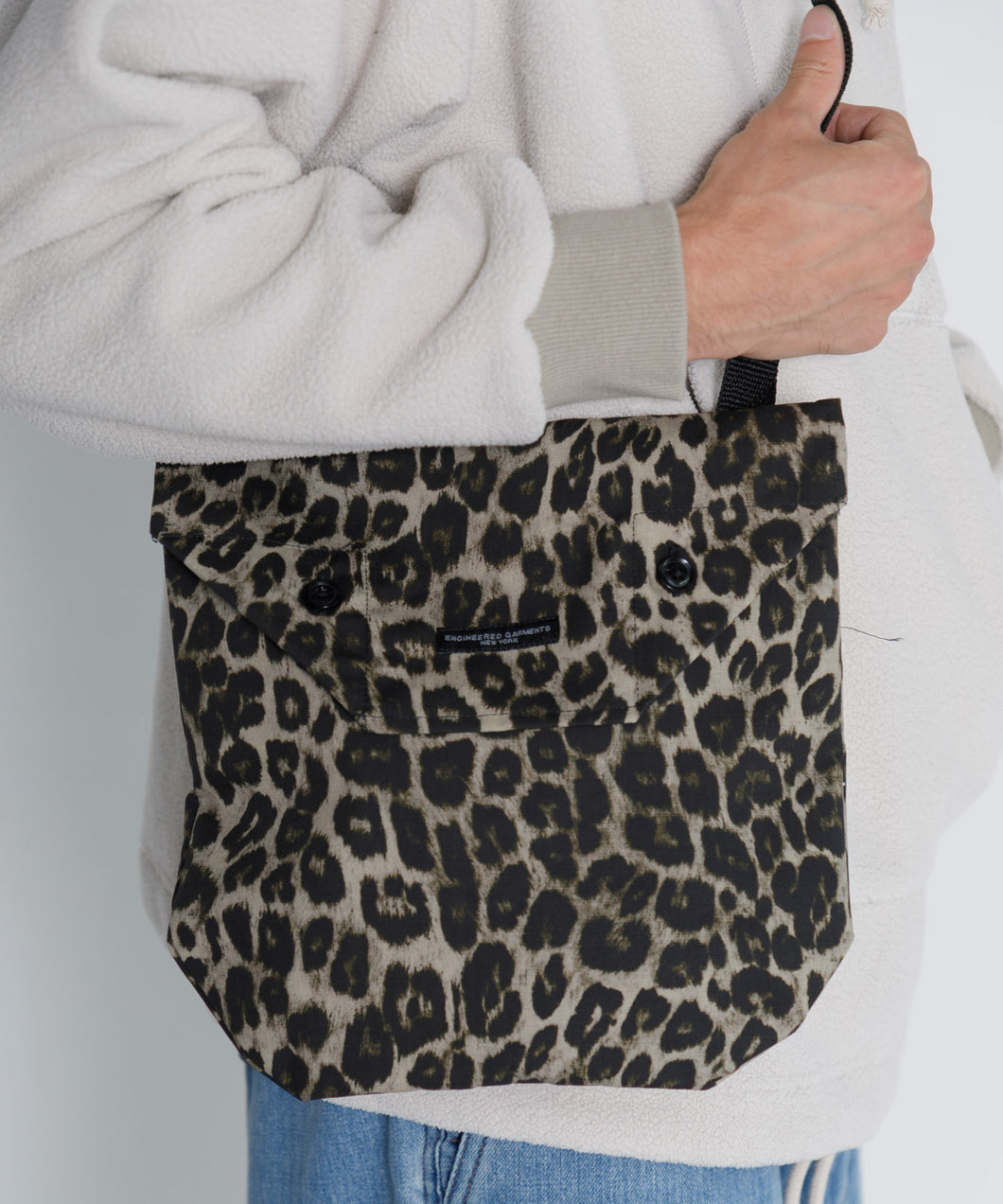 【MEN】ENGINEERED GARMENTS Shoulder Pouch - Nyco Leopard Pt.