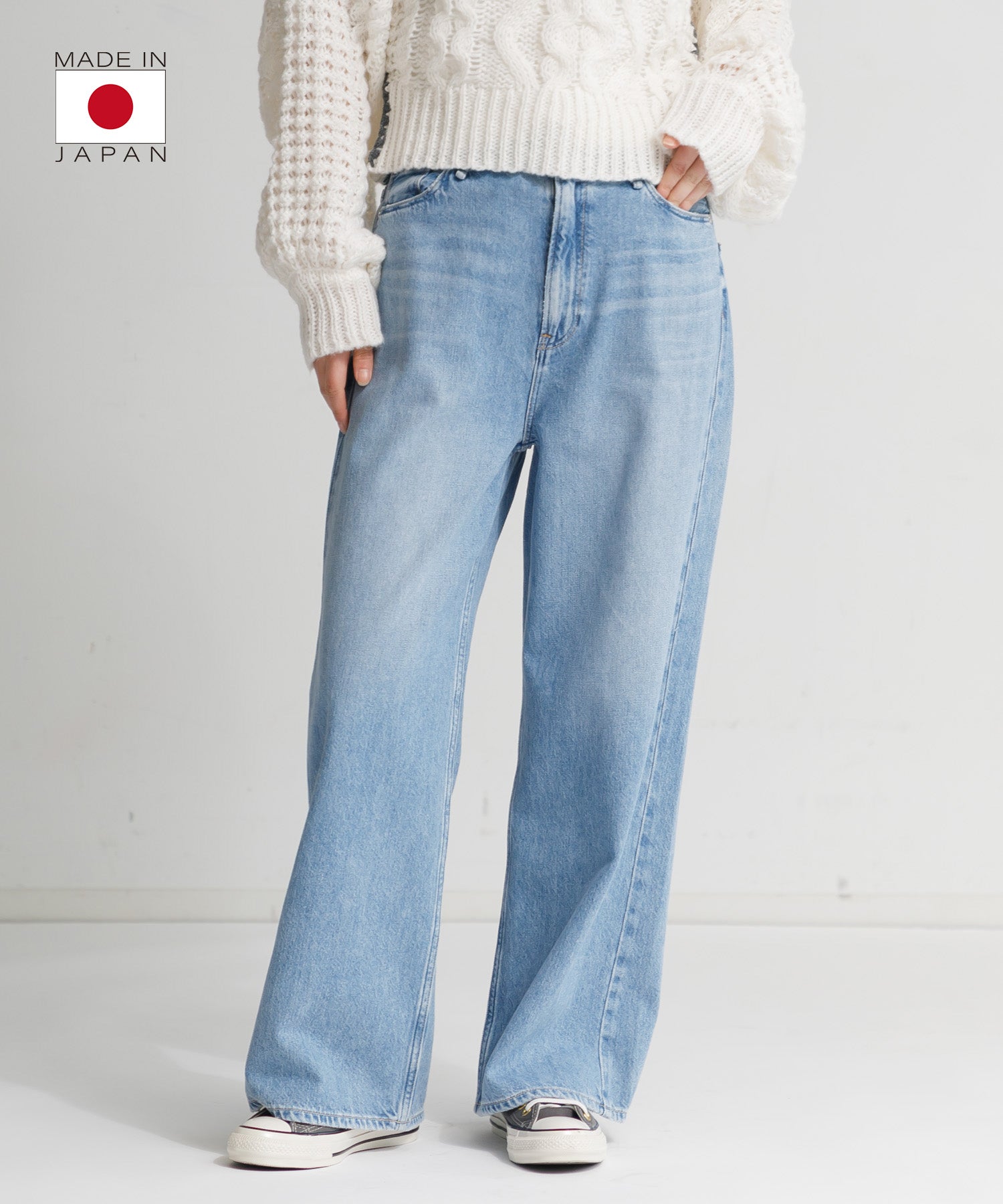 upper hights アッパーハイツ THE LARA 23 upper hights（アッパーハイツ）THE LARA/ライトデニム | B'2nd