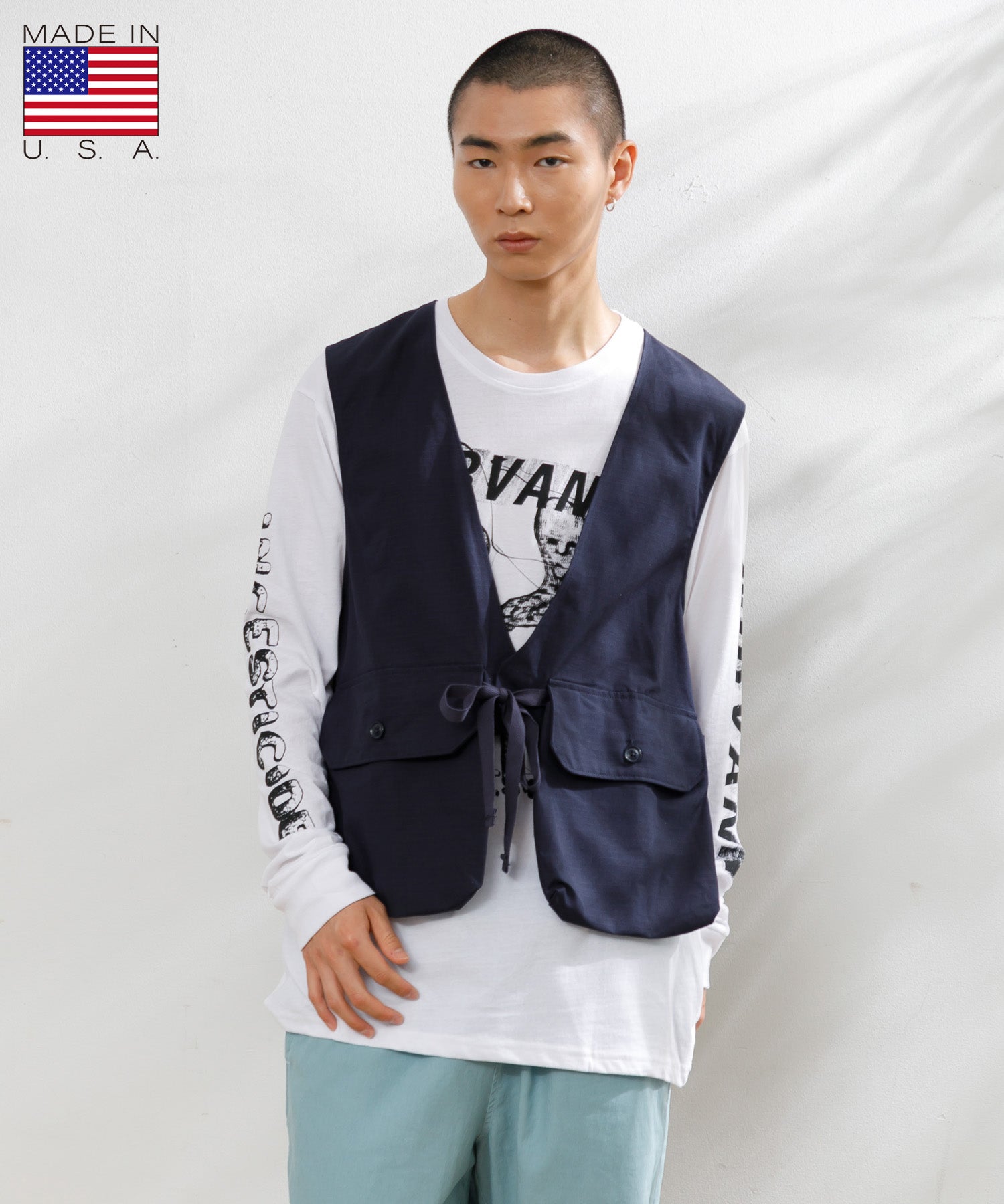 MEN】ENGINEERED GARMENTS FOWL VEST - COTTON RIPSTOP MEN】ENGINEERED GARMENTS FOWL VEST - COTTON RIPSTOP