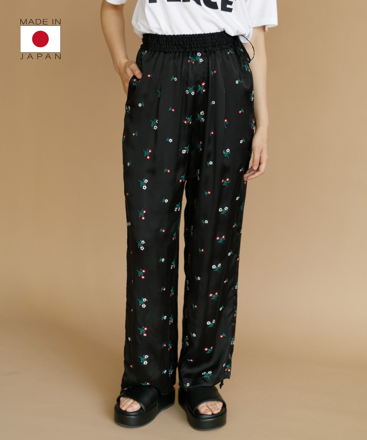 WOMEN】TICCA フラワーエンブロイダリーパンツ – AMERICAN RAG CIE