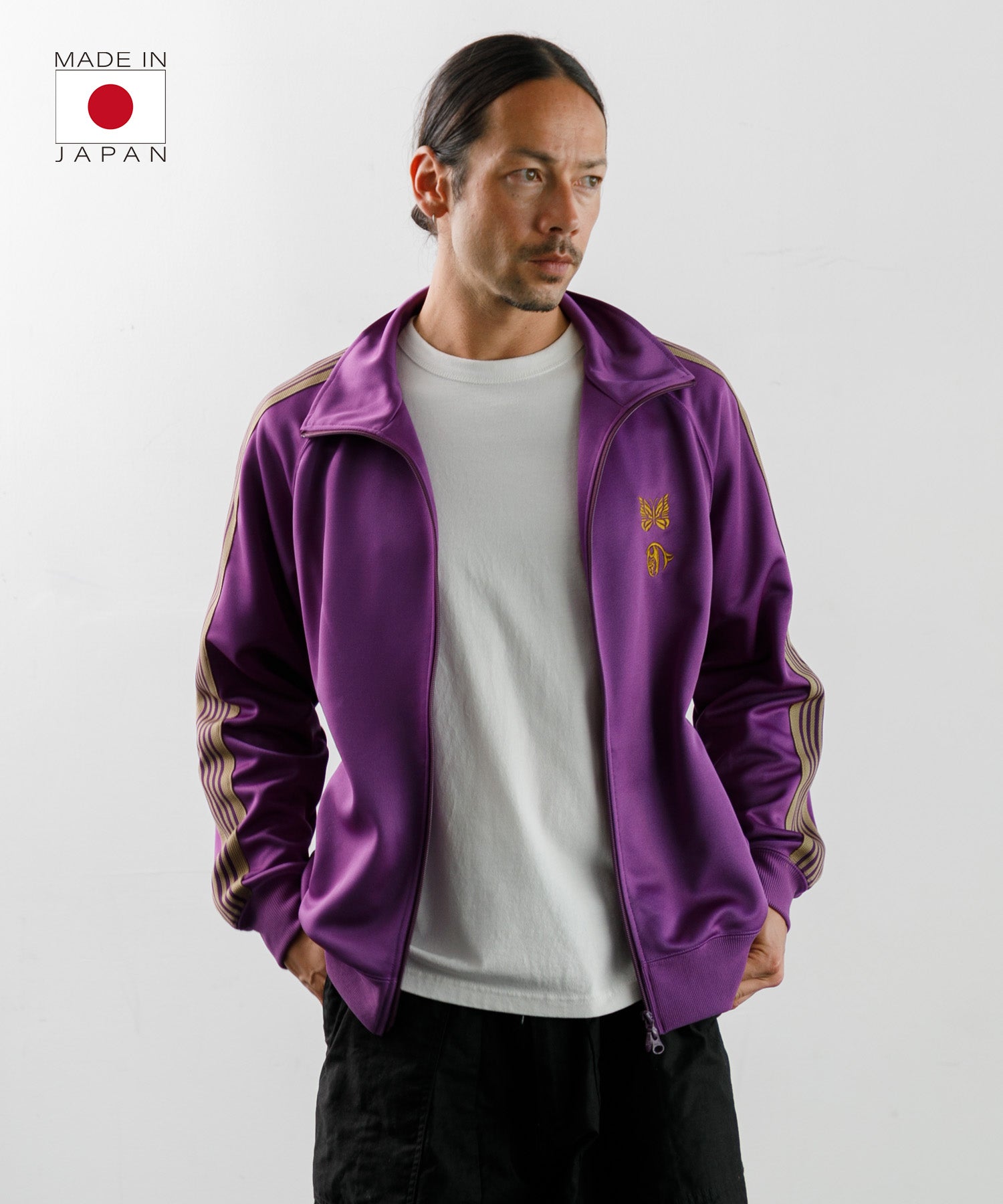 MEN】NEEDLES x KAE TANAKA TRACK JACKET - POLY SMOOTH
