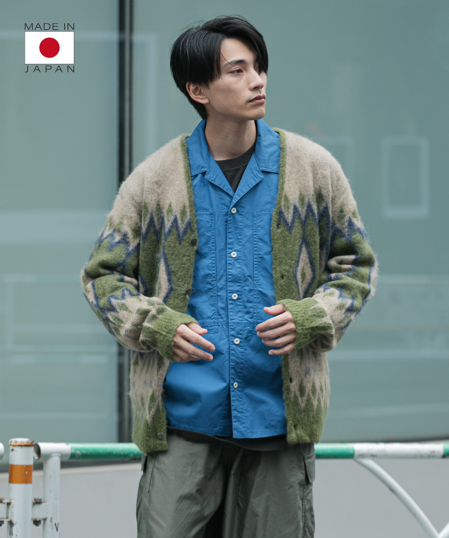 MEN , WOMEN】NEEDLES MOHAIR CARDIGAN - DIAMOND – AMERICAN