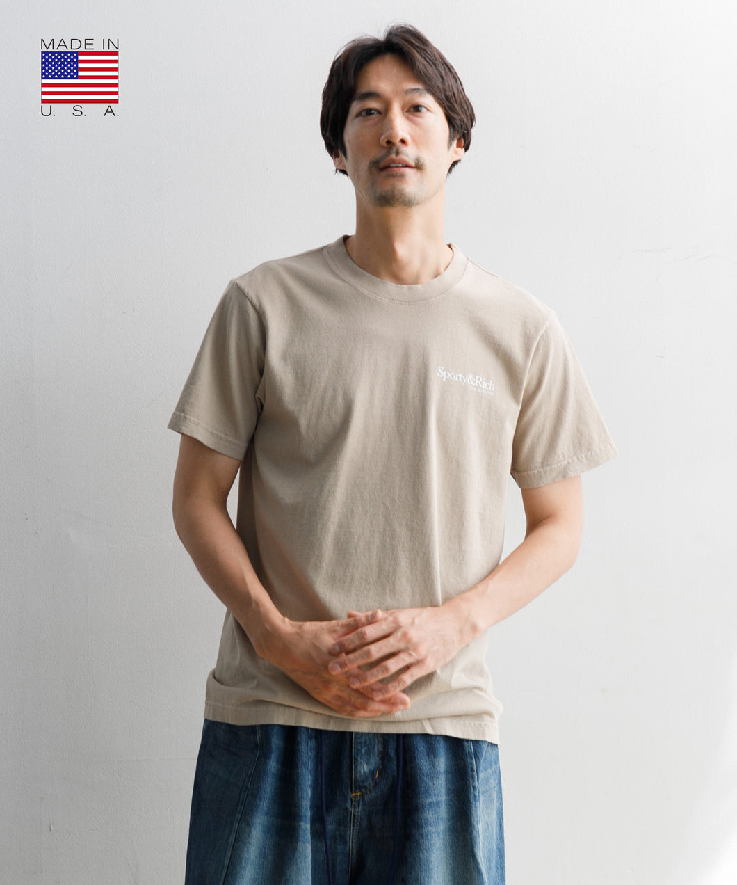 【MEN , WOMEN】Sporty&Rich HWCNY T-Shirt