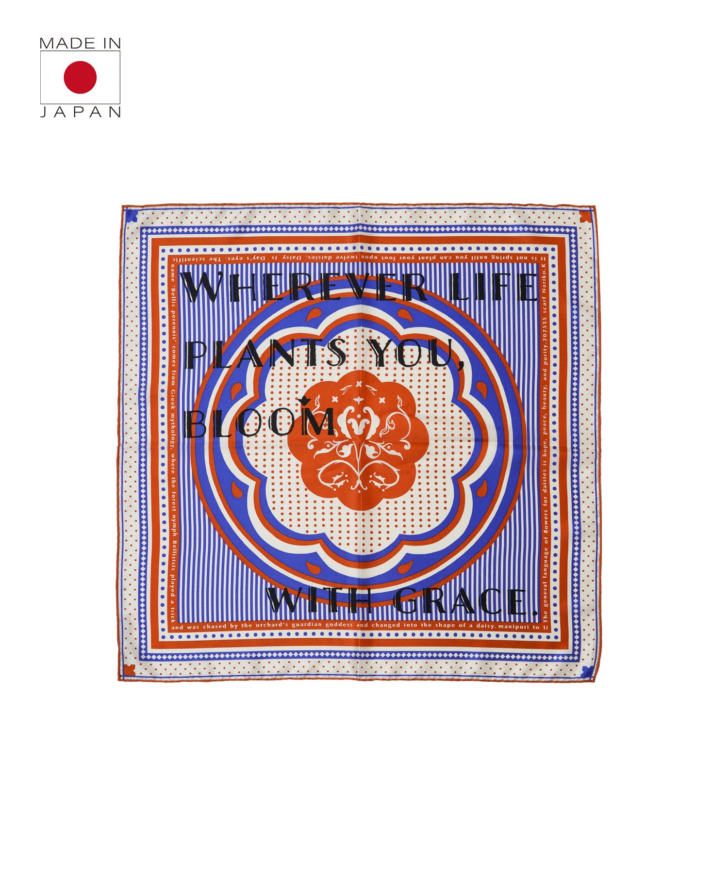 新品タグ付き★マニプリ manipuri カレイドバンダナ シルクスカーフ65 シルクスカーフ65＞カレイドバンダナ – manipuri