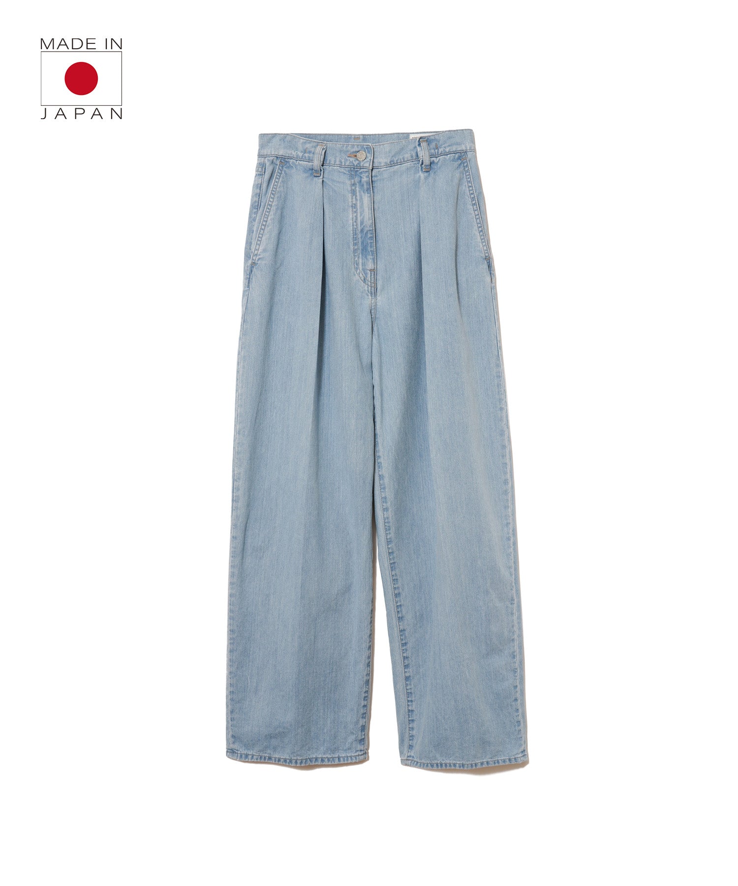 WOMEN】TICCA ライトデニムタックワイドパンツ – AMERICAN RAG CIE