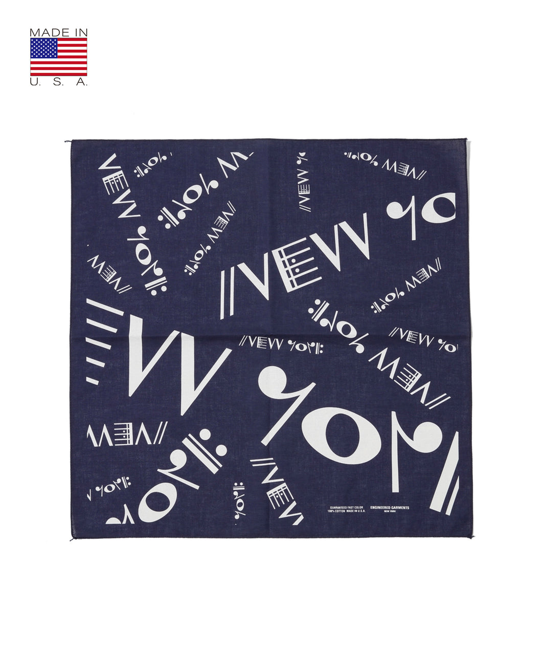 【MEN , WOMEN】ENGINEERED GARMENTS Printed Bandana-City