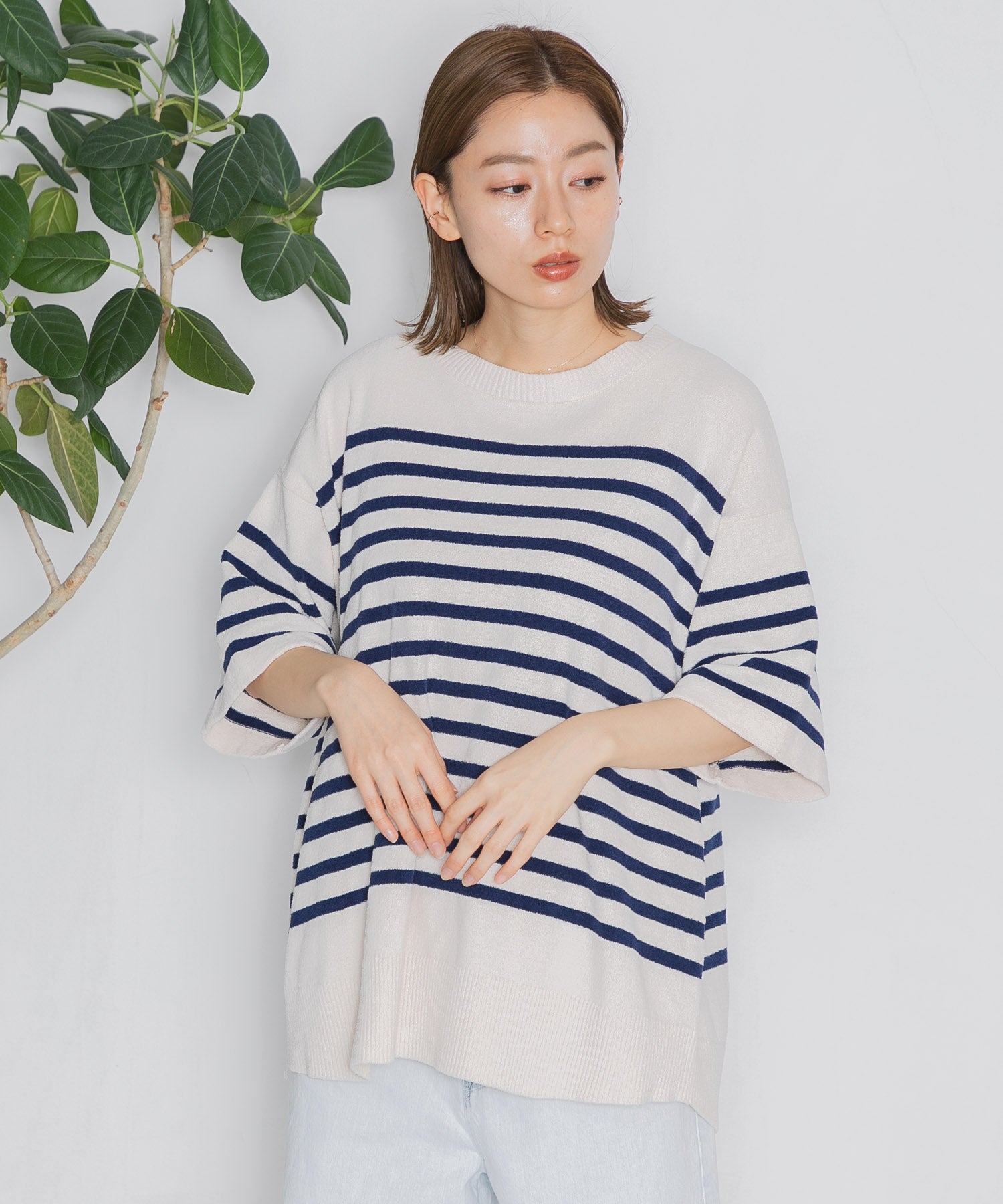 WOMEN】nestwell WREN BD - TAIL CUT RELAXED TEE BD - – AMERICAN RAG CIE