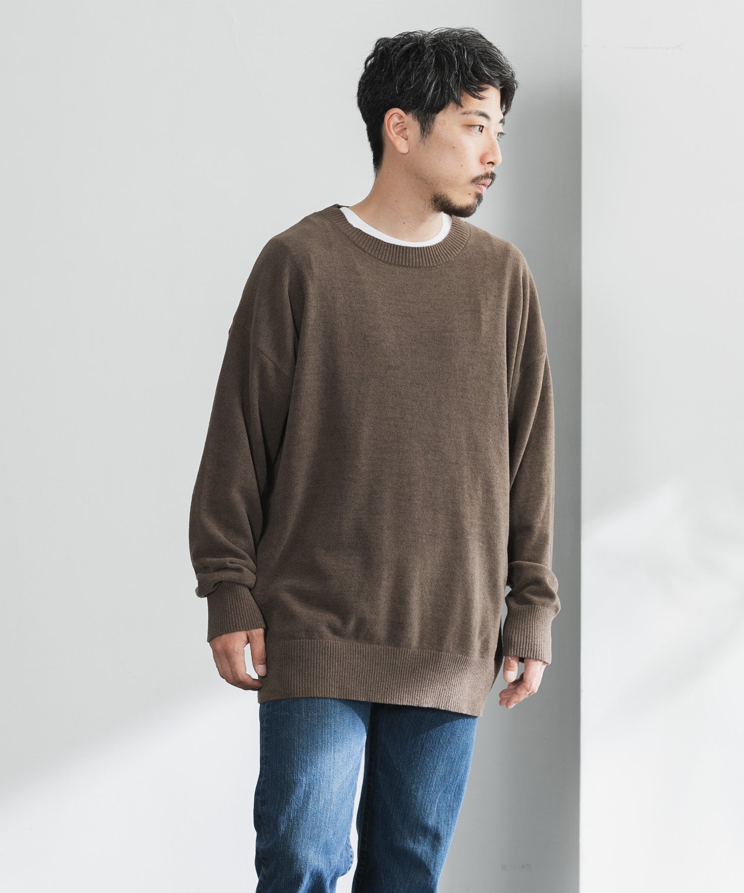 MEN】nestwell NANDINA - CREW NECK LONG SLEEVE TOPS - – AMERICAN