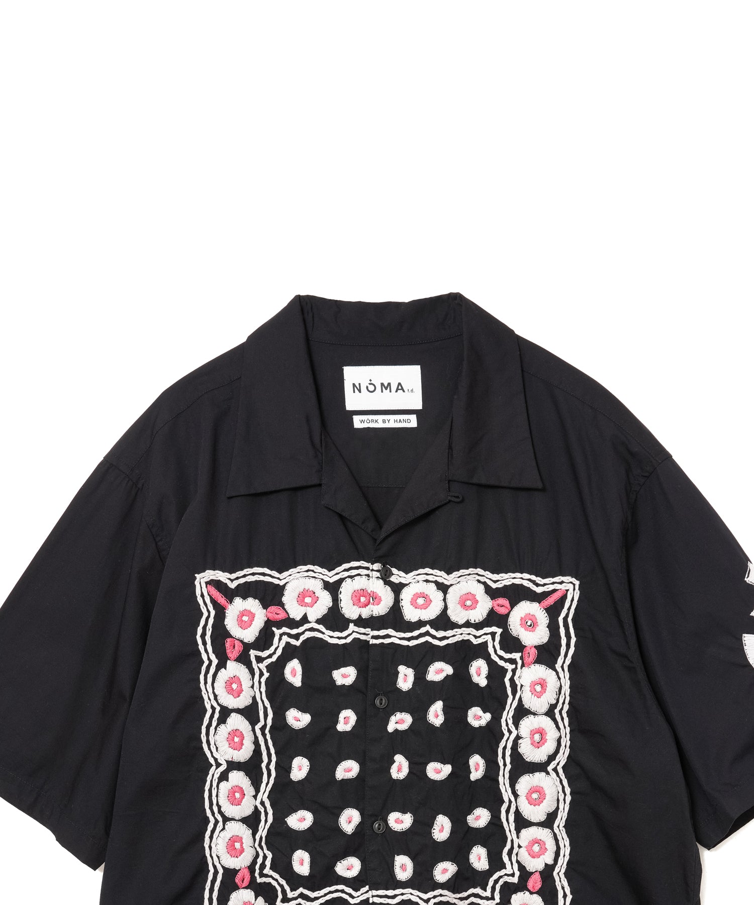 MEN , WOMEN】NOMA t.d. Bandana Hand Embroidery Shirt